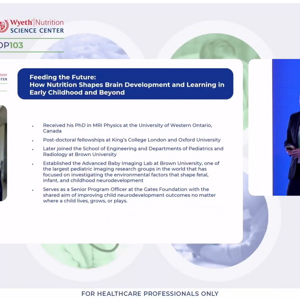 NNIW103: Alimentar o futuro: como a nutrição molda o desenvolvimento cerebral e a aprendizagem na primeira infância e além.