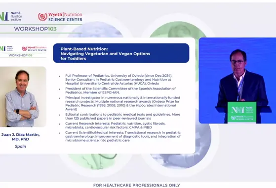 NNIW103: Nutrição à base de plantas: como gerir opções vegetarianas e veganas para crianças pequenas.