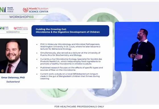 NNIW103: Guiar o intestino em crescimento: microbioma e desenvolvimento digestivo das crianças.