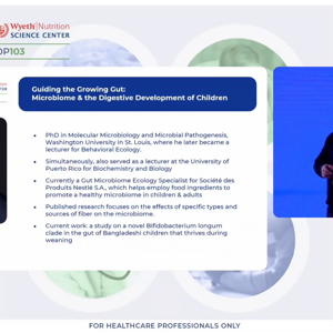 NNIW103: Guiar o intestino em crescimento: microbioma e desenvolvimento digestivo das crianças.