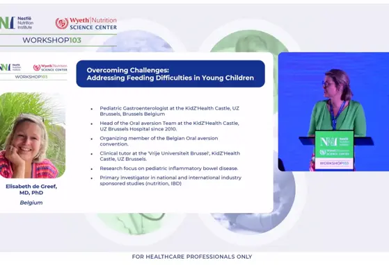 NNIW103: Superar desafios: lidar com dificuldades alimentares em crianças pequenas.