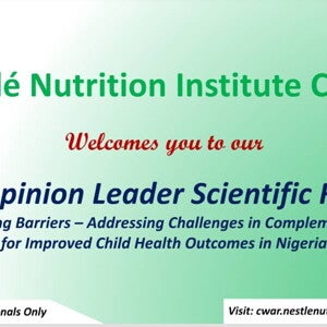 Breaking Barriers - Addressing Challenges of Complementary Feeding for Improved Child Health Outcomes Among Children from 3 Years in Nigeria