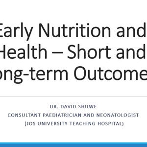 Early Nutrition_Short and long term consequences