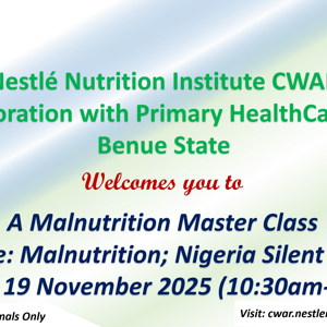 Malnutrition Master Class Benue