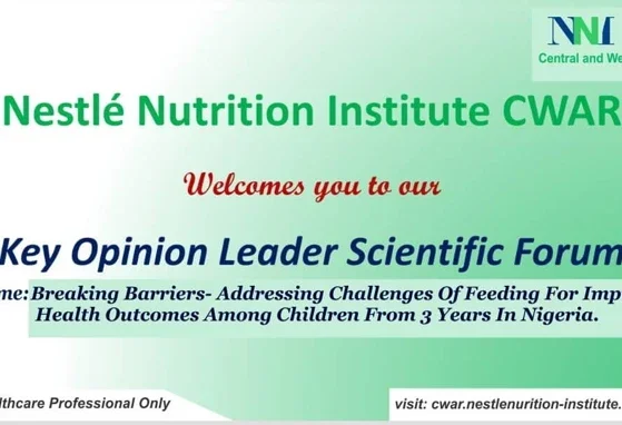 Breaking Barriers - Addressing Challenges of Feeding for Improved Health Outcomes Among Children from 3 Years in Nigeria Breaking Barriers - Addressing Challenges of Feeding for Improved Health Outcomes Among Children from 3 Years in Nigeria
