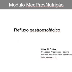 Refluxo gastro esofágico (RGE)