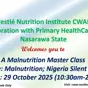 Malnutrition; Nigeria Silent Crises Malnutrition; Nigeria Silent Crises