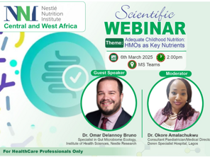 Webinar flyer on Adequate childhood nutrition: HMOs as key Nutrients